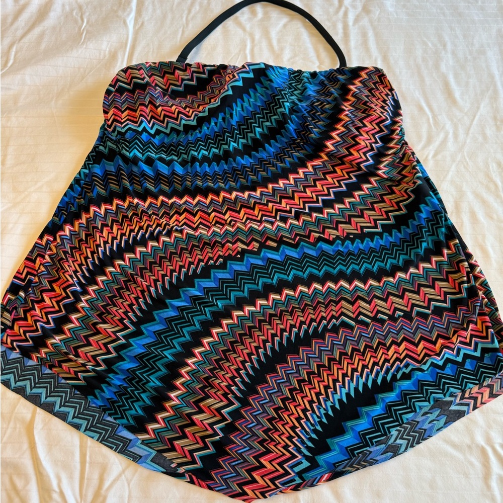 Miraclesuit Multicolor Zigzag Bikini Top